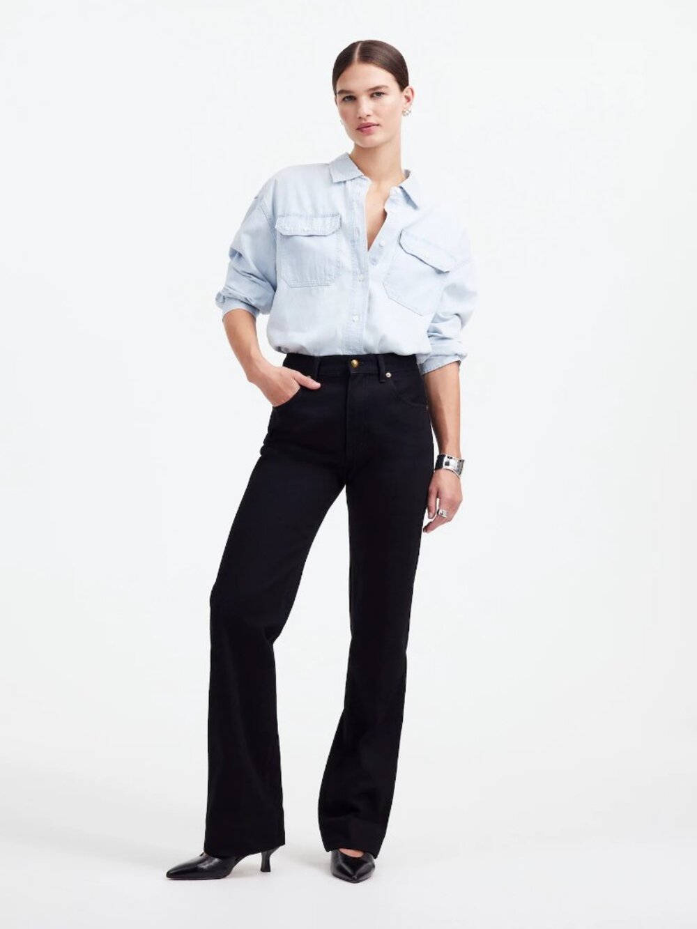 Madewell The Alexa Dream Jean in Outridge Wash • size 28 • NWT • NT111